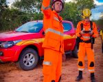 Bombeiros localizam homem desaparecido em mata fechada com auxílio de drone