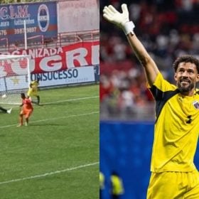 Goleiro Vozinha, sensação de Cabo Verde, já jogou contra o Guarani em Divinópolis