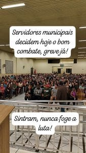Servidores de Divin&oacute;polis aprovam greve geral e ampliam paralisa&ccedil;&atilde;o a partir de segunda-feira