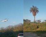 Helicópteros da comitiva de Lula testam pouso em Divinópolis e geram curiosidade em moradores