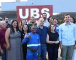 Governo de Minas vistoria obras finais de nova UBS em Capitão Andrade