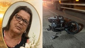 Idosa morre atropelada por moto após descer de ônibus na MG-050, em Formiga