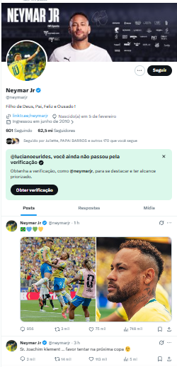 Neymar n&atilde;o perdoa e provoca economista que apostou na elimina&ccedil;&atilde;o do Brasil