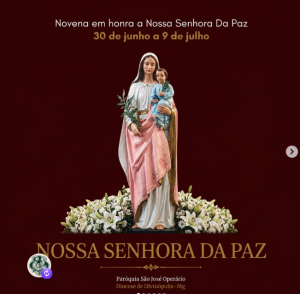 Comunidade Nossa Senhora da Paz promove dias de fé e confraternização