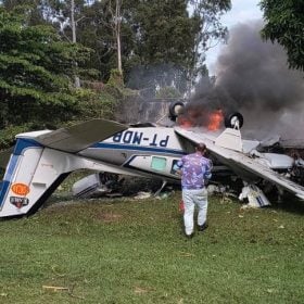 Queda de avião de pequeno porte deixa dois mortos em São Paulo