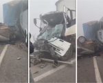 Engavetamento com ao menos 15 veículos deixa um morto e sete feridos na BR-262, em Betim