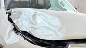 Veja como foi encontrado o carro de suspeito de atropelar ciclista na BR-494