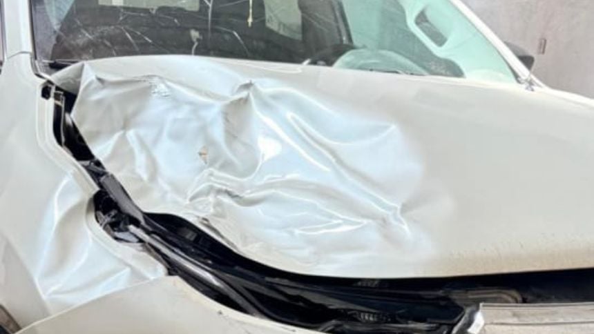 Veja como foi encontrado o carro de suspeito de atropelar ciclista na BR-494
