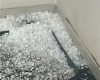 Chuva de granizo atinge bairros de Divinópolis na noite desta segunda-feira (01)