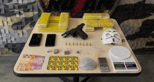 Membro do PCC é preso com arma e drogas na Grande BH