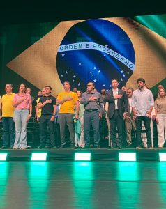 Encontro do PL Minas reúne lideranças e marca lançamento das pré-candidaturas de Domingos Sávio ao Senado e de Flávio Bolsonaro à Presidência