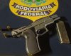 Procurado por roubo &eacute; preso com arma na BR-262, na Grande BH