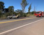 Incêndio em veículo mobiliza Bombeiros e fecha BR-494 em Divinópolis