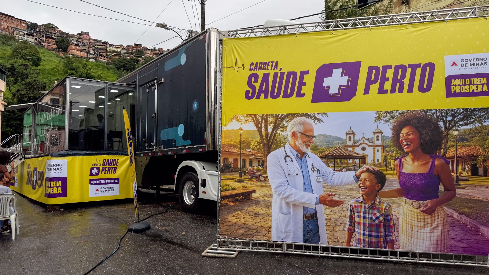 Carreta Sa&uacute;de Mais Perto realiza atendimentos em Itaguara e Itatiaiu&ccedil;u na pr&oacute;xima semana