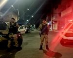 PM atua no combate à desordem envolvendo moradores em situação de rua