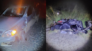Lagoa da Prata: Colisão deixa adolescente e motociclista em estado grave; motorista diz ter sido agredido