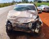 Motorista tenta desviar de cachorro e provoca acidente na MG-176, em Luz