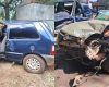 Batida entre três veículos deixa quatro feridos na MG-431, em Itatiaiuçu
