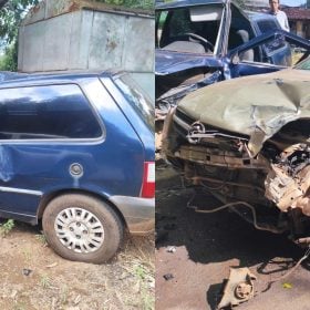 Batida entre três veículos deixa quatro feridos na MG-431, em Itatiaiuçu