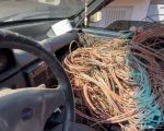 Veja vídeo: PM prende dois homens e recupera cerca de 500 quilos de fios de cobre furtados em Divinópolis