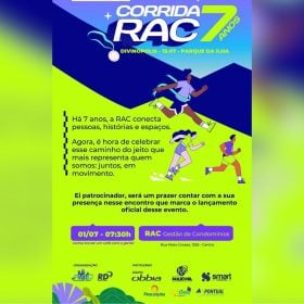 RAC celebra sete anos com lançamento da 1ª Corrida RAC e reforça incentivo ao esporte e à qualidade de vida
