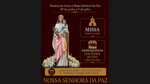 Divinópolis: Novena em honra a Nossa Senhora da Paz acontece de 30 de junho a 9 de julho
