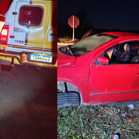 Divinópolis: Motorista foge após provocar acidente na BR-494, duas pessoas ficam gravemente feridas