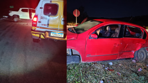 Divinópolis: Motorista foge após provocar acidente na BR-494, duas pessoas ficam gravemente feridas