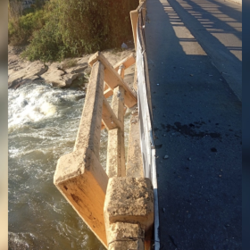 Prefeitura apura novo dano no guarda-corpo da ponte do Niterói e realiza reparos emergenciais