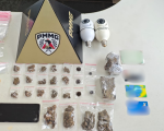 PM apreende drogas em Cláudio após investigação de homicídio