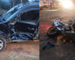 Acidente na BR-494, em Carmo da Mata, deixa motociclista gravemente ferido com m&uacute;ltiplas fraturas