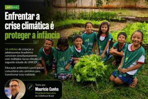 Enfrentar a crise climática é proteger a infância
