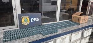 PRF apreende 600 kg de pólvora clandestina na BR-262, em Bom Despacho