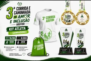 ADEFOM abre Inscri&ccedil;&otilde;es para a 3&ordf; Corrida do Amor e Inclus&atilde;o em Divin&oacute;polis