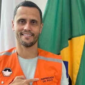 Gleidson Azevedo durante convenção do Republicanos que confirmou candidatura a deputado federal