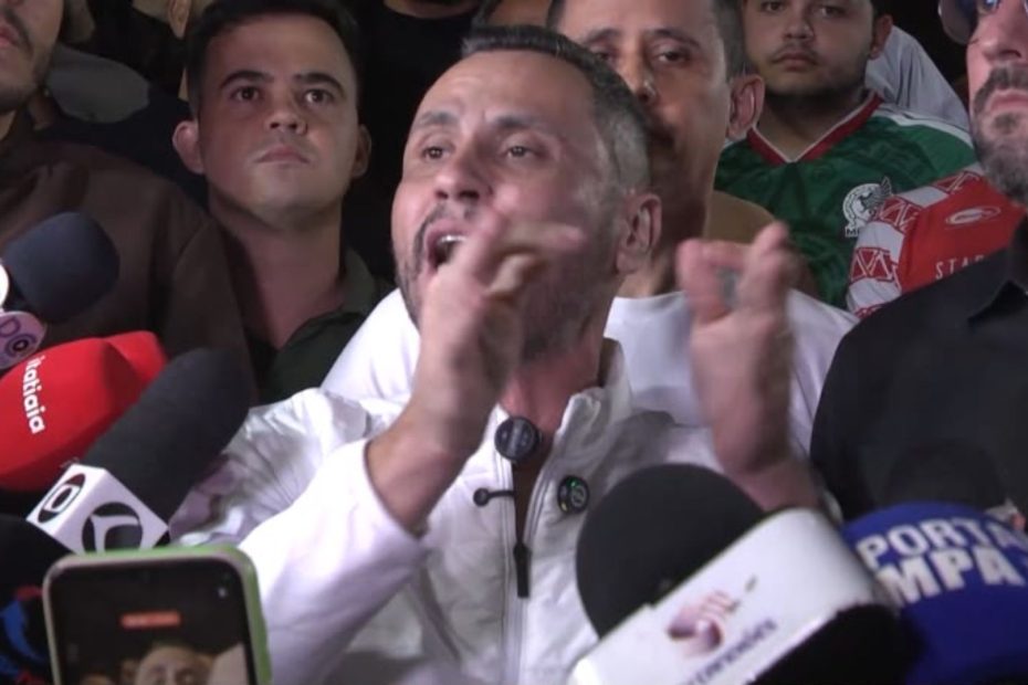 Cleitinho durante declaração sobre a dívida de Minas Gerais e o diálogo com o Governo Federal