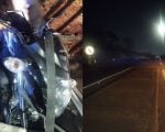 Jovem fica ferida ap&oacute;s cair da moto na MG-050, em Ita&uacute;na