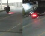 Motociclista 'dar grau' e cai junto com garupa em Divinópolis