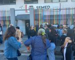 Servidores de Divinópolis fazem ato na Semed contra a reforma da previdência