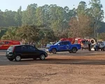 Acidente na BR-494 com atendimento do SAMU em Divinópolis