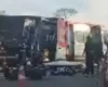 Acidente de motocicleta na estrada para Leandro Ferreira