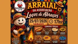 Arraiá da Associação Laços de Abraços em Divinópolis reúne famílias para festa solidária