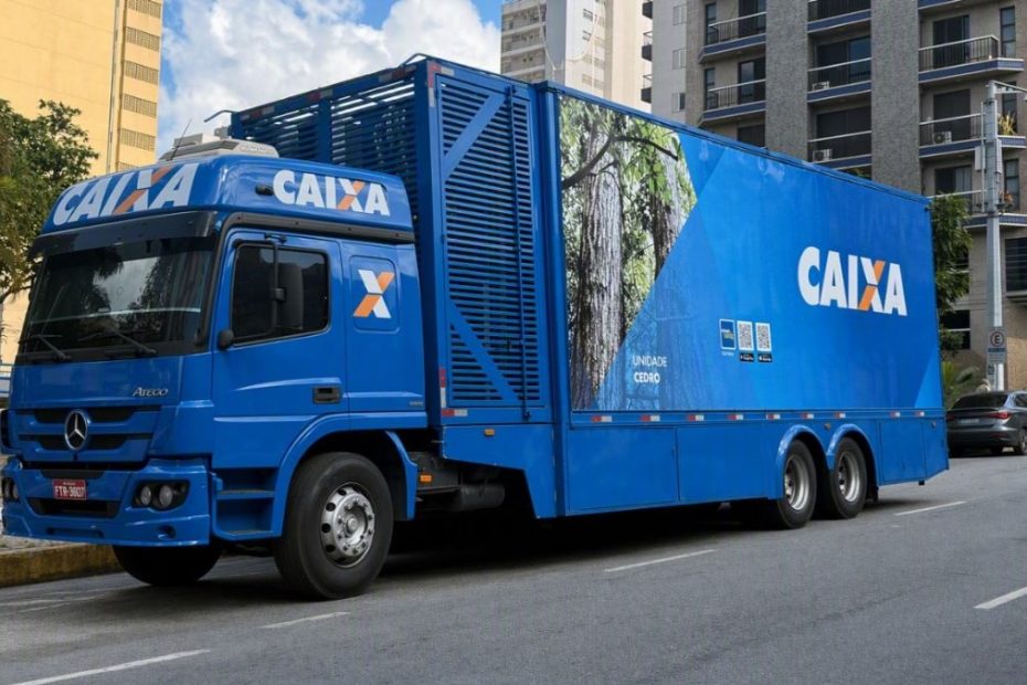 Caminh&atilde;o da Caixa oferece negocia&ccedil;&atilde;o de d&iacute;vidas no Centro de Divin&oacute;polis