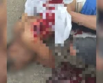 Viatura da Pol&iacute;cia Militar durante atendimento de ocorr&ecirc;ncia de confus&atilde;o em bar em Oliveira.