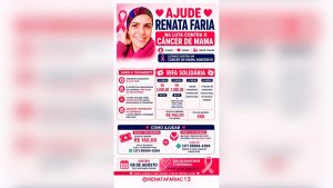 Divinopolitana promove campanha solidária para arrecadar recursos para tratamento contra câncer de mama