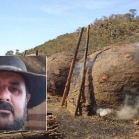 Corpo é encontrado em forno de carvoaria em Oliveira