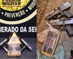 Polícia Militar apreende armas e drogas em operação no Aglomerado da Serra, em Belo Horizonte