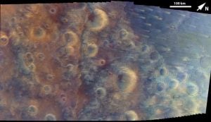 NASA publica vídeo detalhado de sobrevoo por Marte realizado pela sonda Psyche