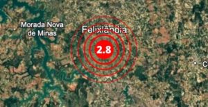 Tremor de magnitude 2,8 é registrado na região Central de Minas Gerais