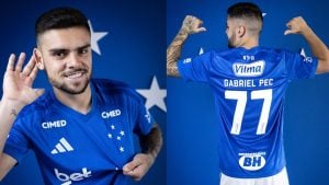 Gabriel Pec é apresentado como novo atacante do Cruzeiro e traz números promissores